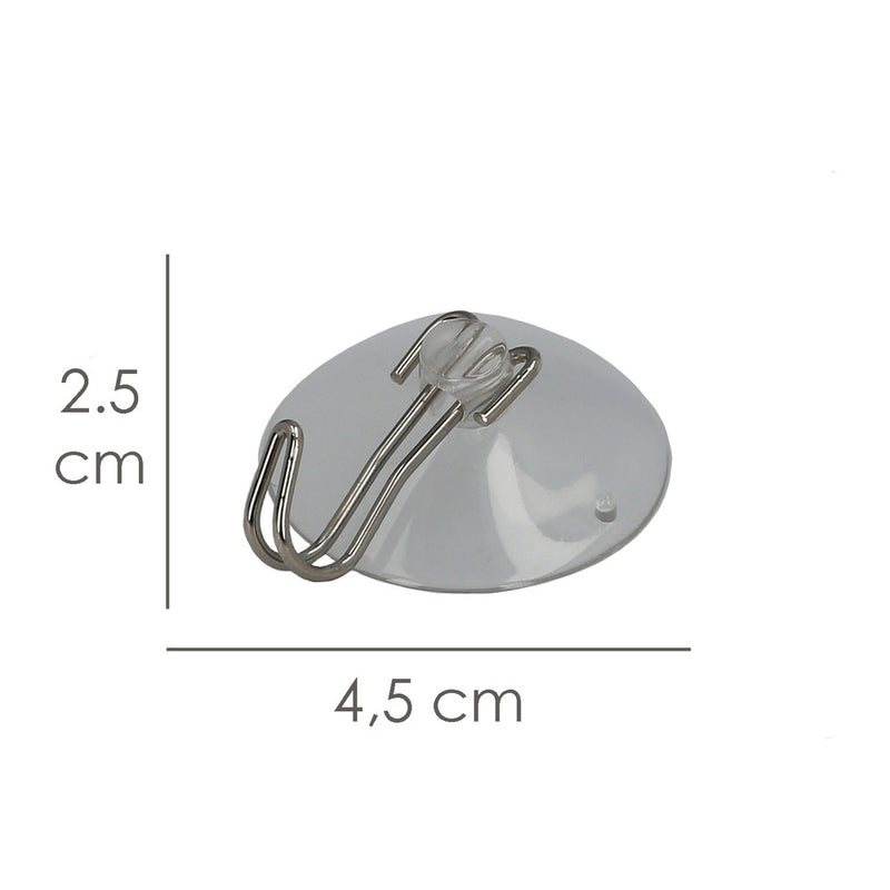 Colgador oryx ventosa 38 mm. (blister 4 unidades)