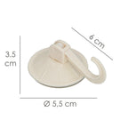 Oryx suction cup clothes hanger 54 mm (blister 2 units) adhesive