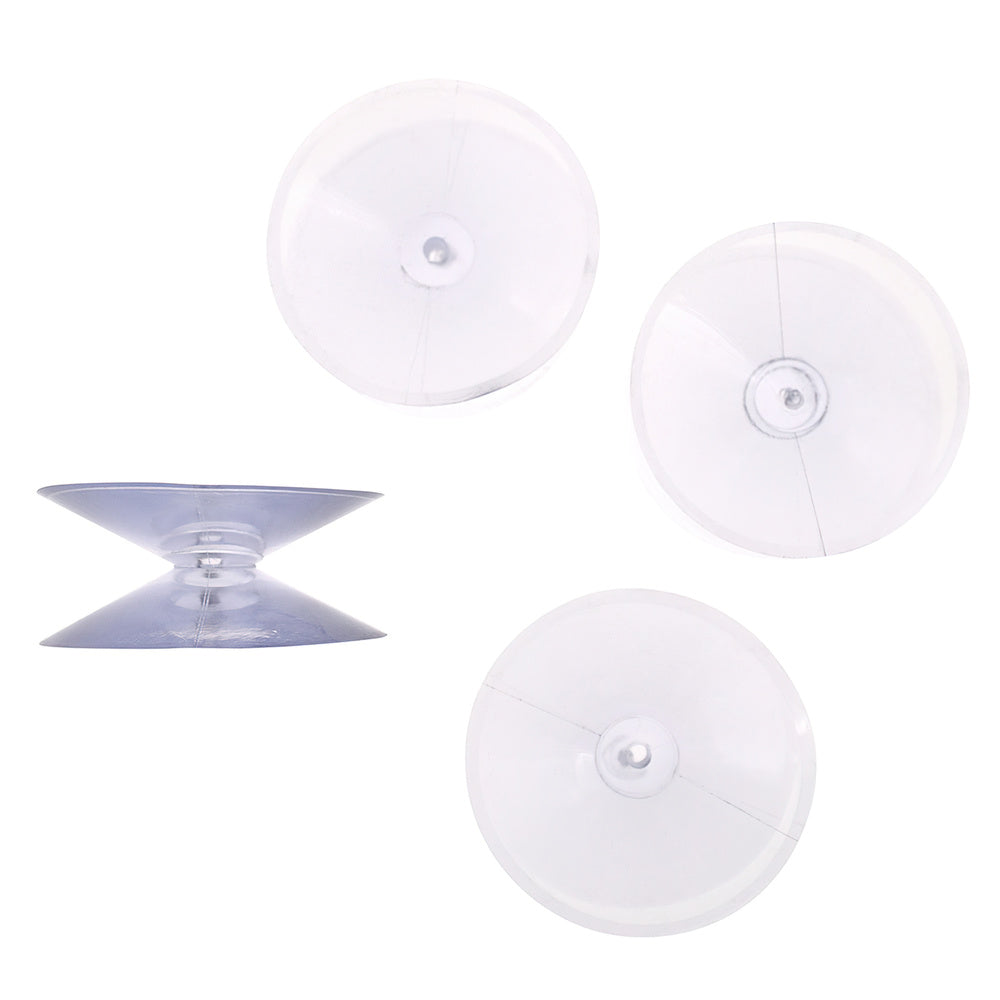 Double transparent suction cup (blister 4 pieces)