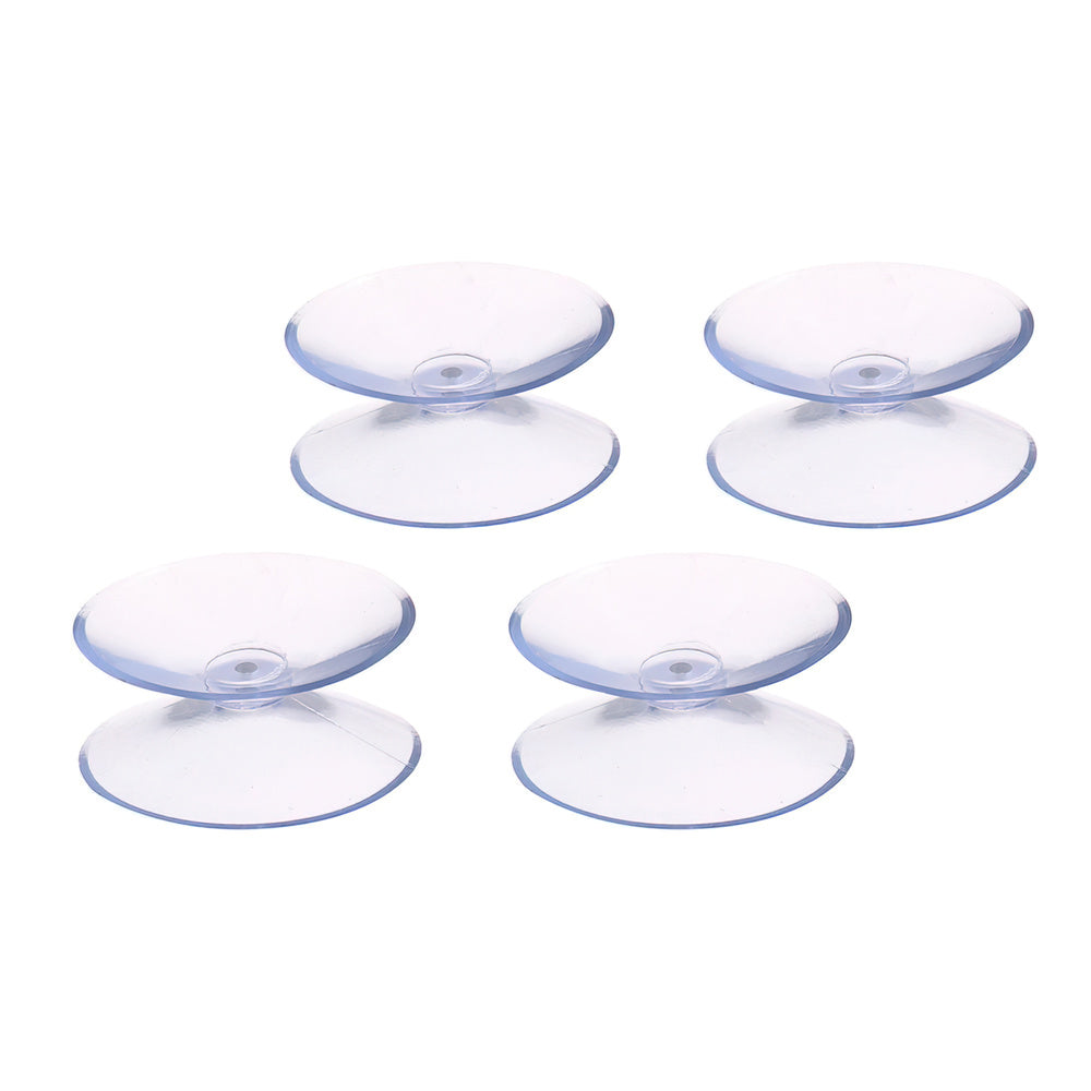 Double transparent suction cup (blister 4 pieces)