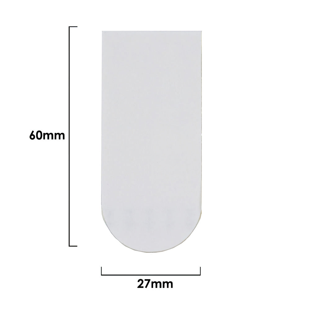 Residue-free double-sided adhesive strips (6-piece blister pack)