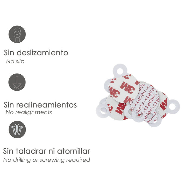 Cuelga cuadros pvc (blister 12pzs)