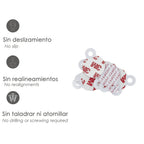 Cuelga cuadros pvc (blister 12pzs)