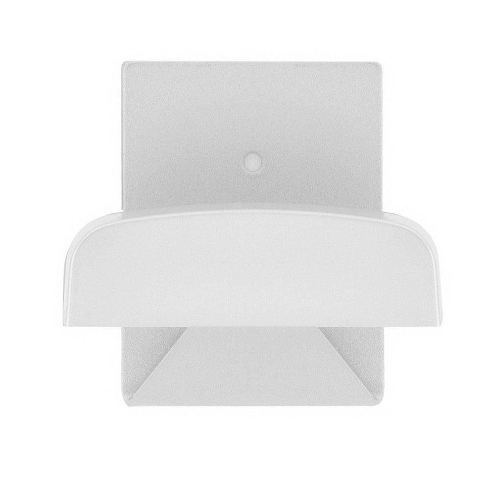 Colgador percha adhesivo acero inoxidable color blanco