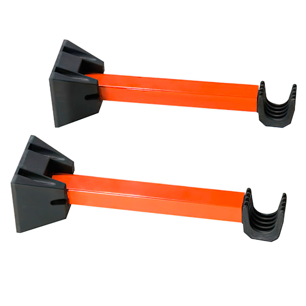 Soporte para bici pared doble gancho