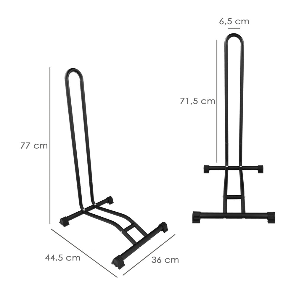 Suporte para bicicletas de chão, largura da roda 6,5 cm, tacos antiderrapantes, descanso bicicleta, suporte e-bike