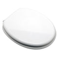 Deluxe white toilet seat