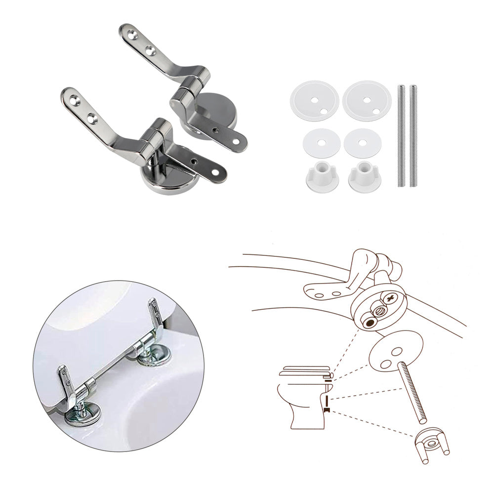 WC seat hinge kit