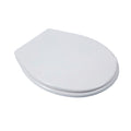 Basic white toilet lid