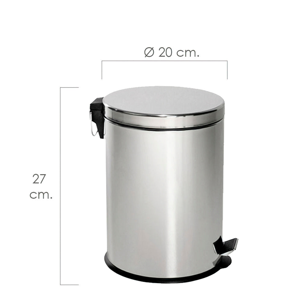 Maurer stainless steel bin 5 litres ø 20 x 27 cm