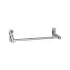Toalheiro de barra 40 cm cor inox com efeito espelho, autoadesivo resistente, suporte de toalhas, toalheiro adesivo para parede/móvel