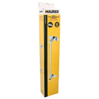 Toalheiro em barra 60 cm cor inox com efeito espelho, autoadesivo resistente, suporte de toalhas, toalheiro adesivo parede/móvel