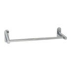 Toalheiro em barra 60 cm cor inox com efeito espelho, autoadesivo resistente, suporte de toalhas, toalheiro adesivo parede/móvel