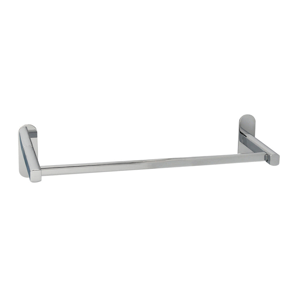 Towel rail bar 60 cm stainless steel color with mirror effect, strong self-adhesive, towel holder, self-adhesive towel rail for wall/furniture