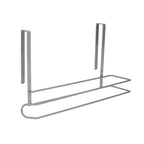 Colgador portarrollos papel cocina, acero para puertas, encimeras, muebles. 32,5x18x10 cm