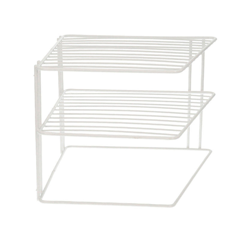 Estante forma de esquina para cocina, 90 grados, 3 niveles