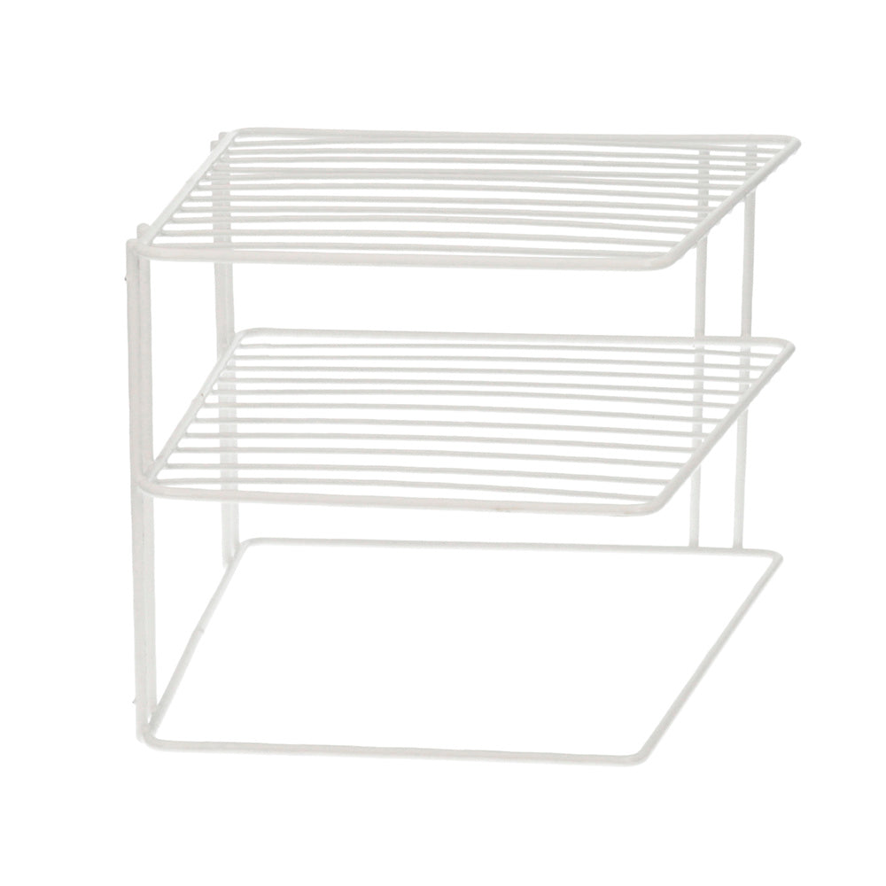 Corner kitchen shelf, 90 degrees, 3 tiers