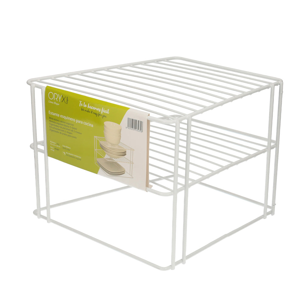 Corner kitchen shelf, 90 degrees, 3 tiers