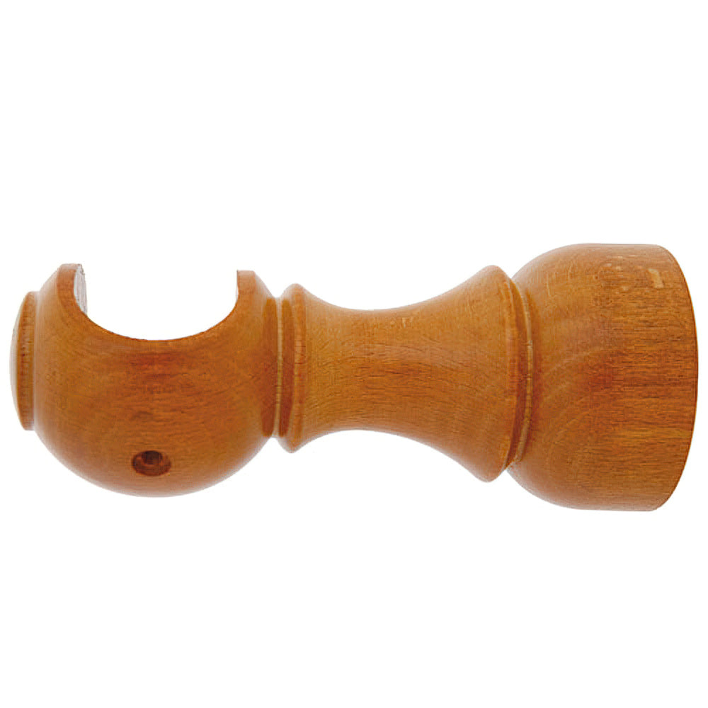Soporte madera liso abierto 28x128 mm teca