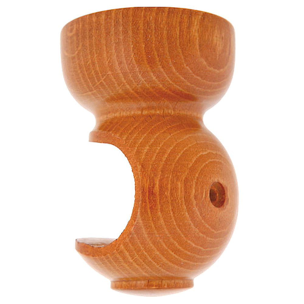 Soporte madera liso techo 28x82 mm teca