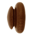 Special wood end cap 28x43 mm walnut