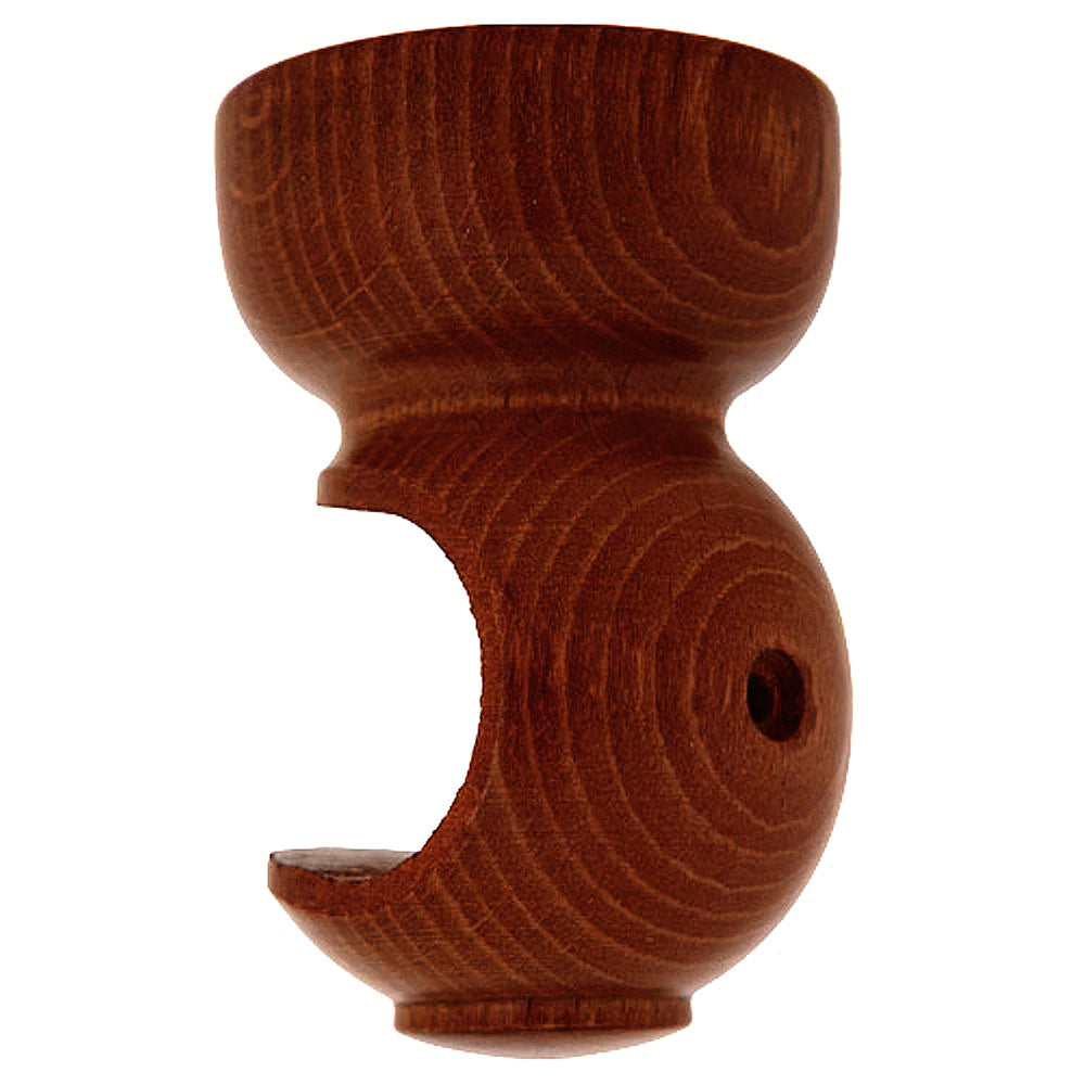 Soporte madera liso techo 20x 68 mm nogal