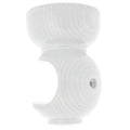Soporte madera liso techo 20x 68 mm blanco