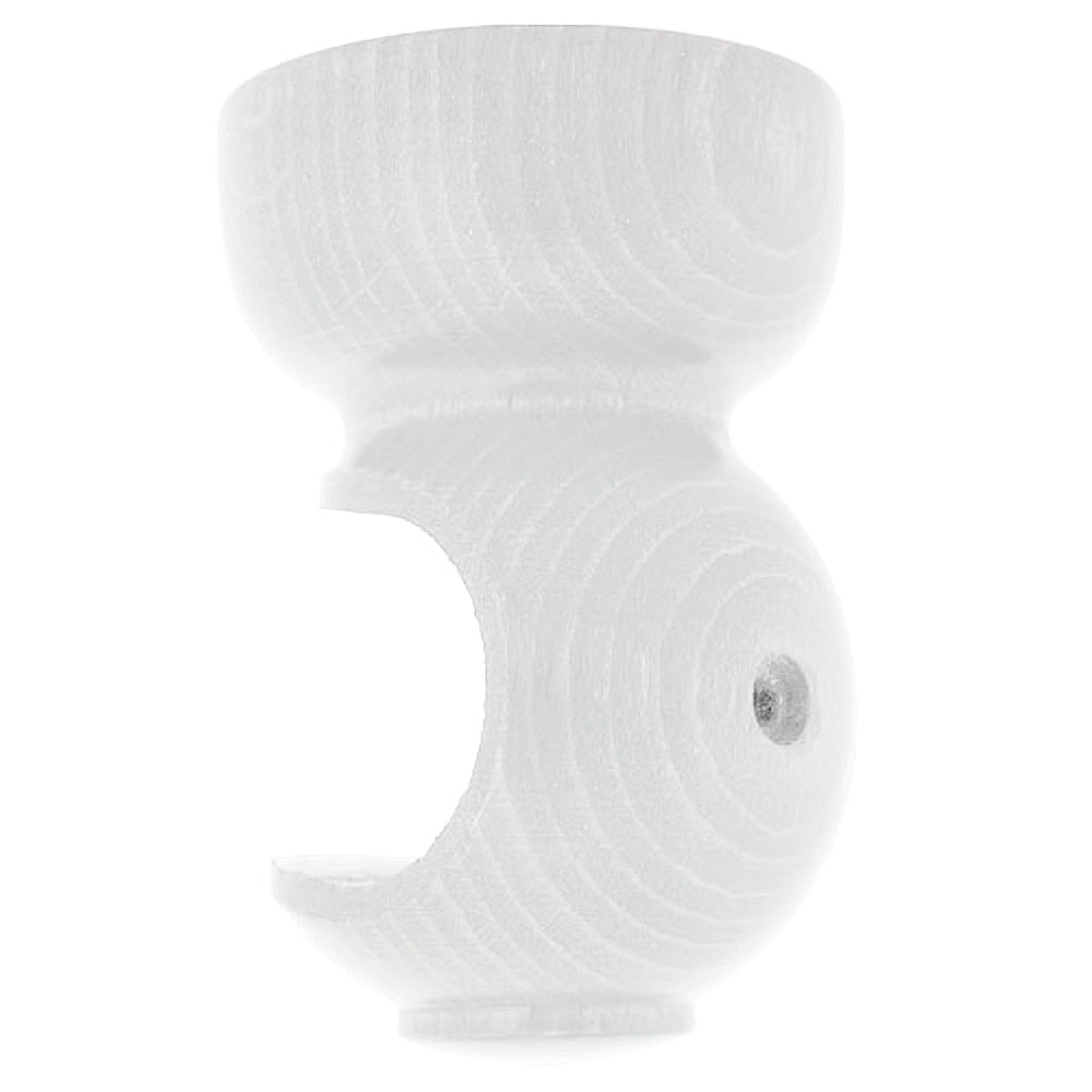 Soporte madera liso techo 20x 68 mm blanco