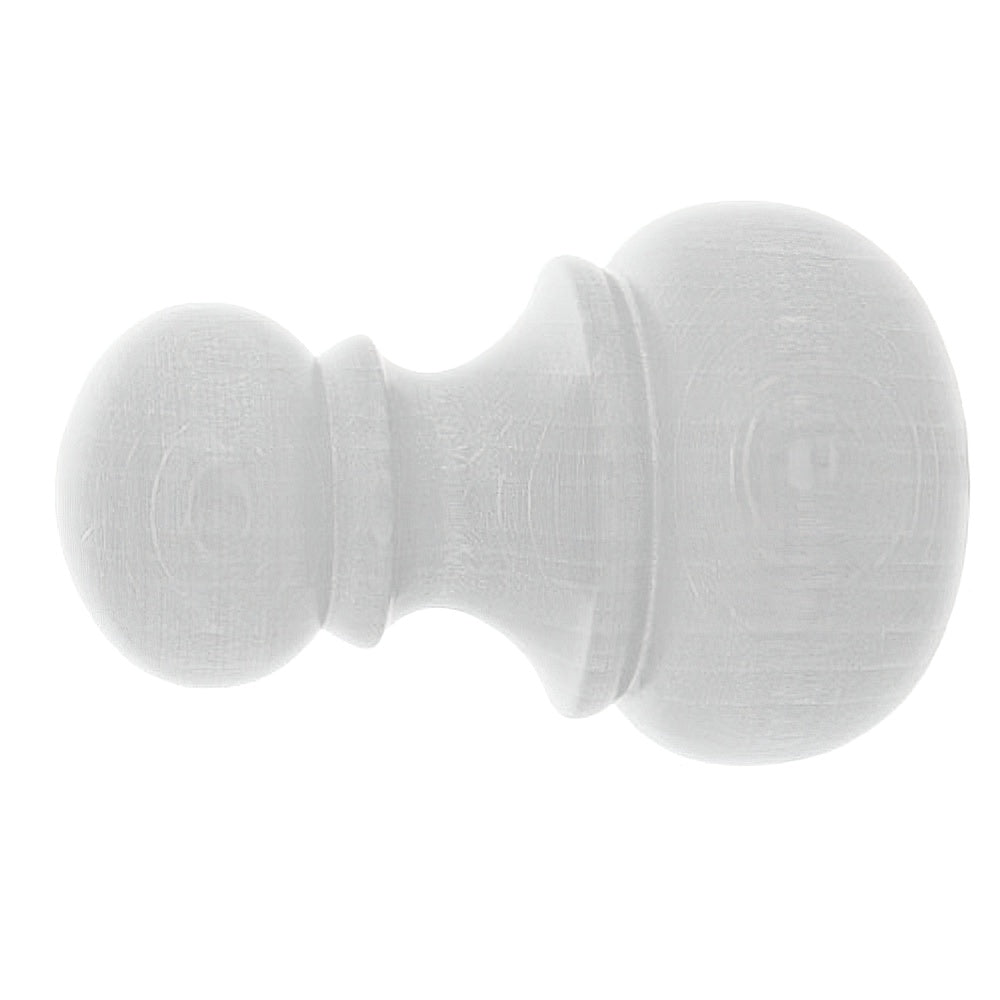 White "chyc" wood terminal 20x68 mm