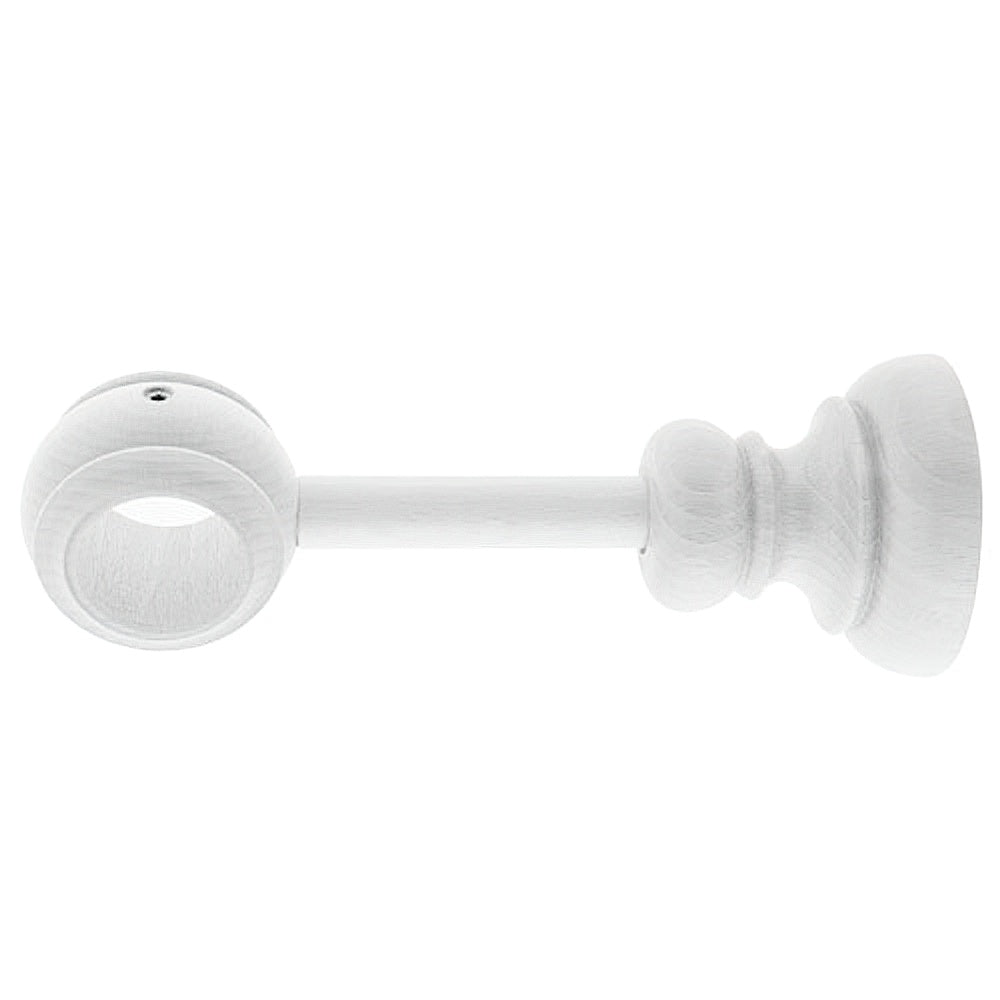 Extendable wooden support 20x146 mm white