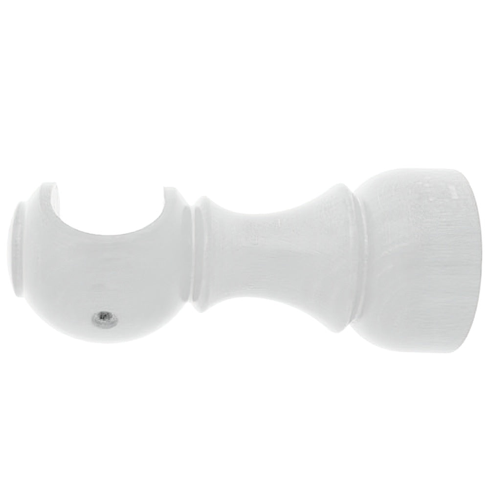 Soporte madera liso abierto 20x 88 mm blanco
