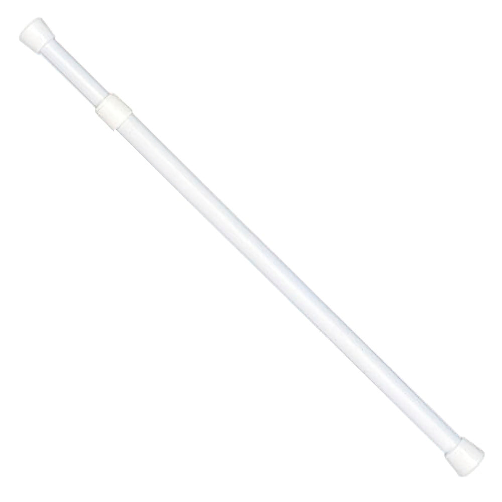 Self-adhesive extendable net curtain rods 8/20-32 white (2 pieces)