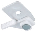 Ceiling support with stirrup for p950 white rail