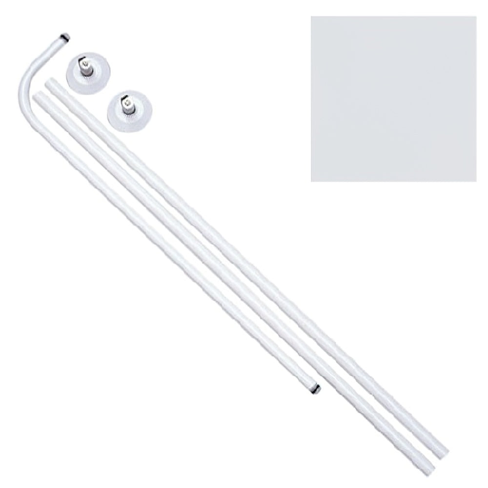 Barra de duche curva 18 mm (80x110 a 196) branco