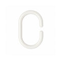 Anillas para cortinas de ducha oval. Anilla baño oval 18 mm. Blanca (bolsa 100 unidades)