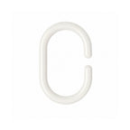 Anillas para cortinas de ducha oval. Anilla baño oval 18 mm. Blanca (bolsa 100 unidades)
