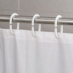 Anillas para cortinas de ducha oval. Anilla baño oval 18 mm. Blanca (bolsa 100 unidades)