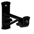 Soporte forja ø 20 mm caracol negro juego 2 piezas
