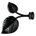 Forged finial ø 20 mm black set of 2 pieces