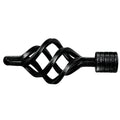 Wrought iron pineapple finial ø 20 mm black