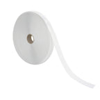 Cinta velcro gancho con adhesivo blanco rollo 25 metros