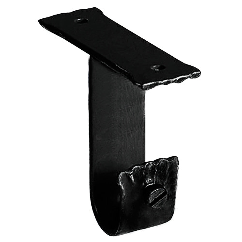 Soporte techo forja ø 28 mm negro juego 2 piezas
