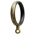 Anilla forja ø 28 mm negro / dorado bolsa 10 unidades.
