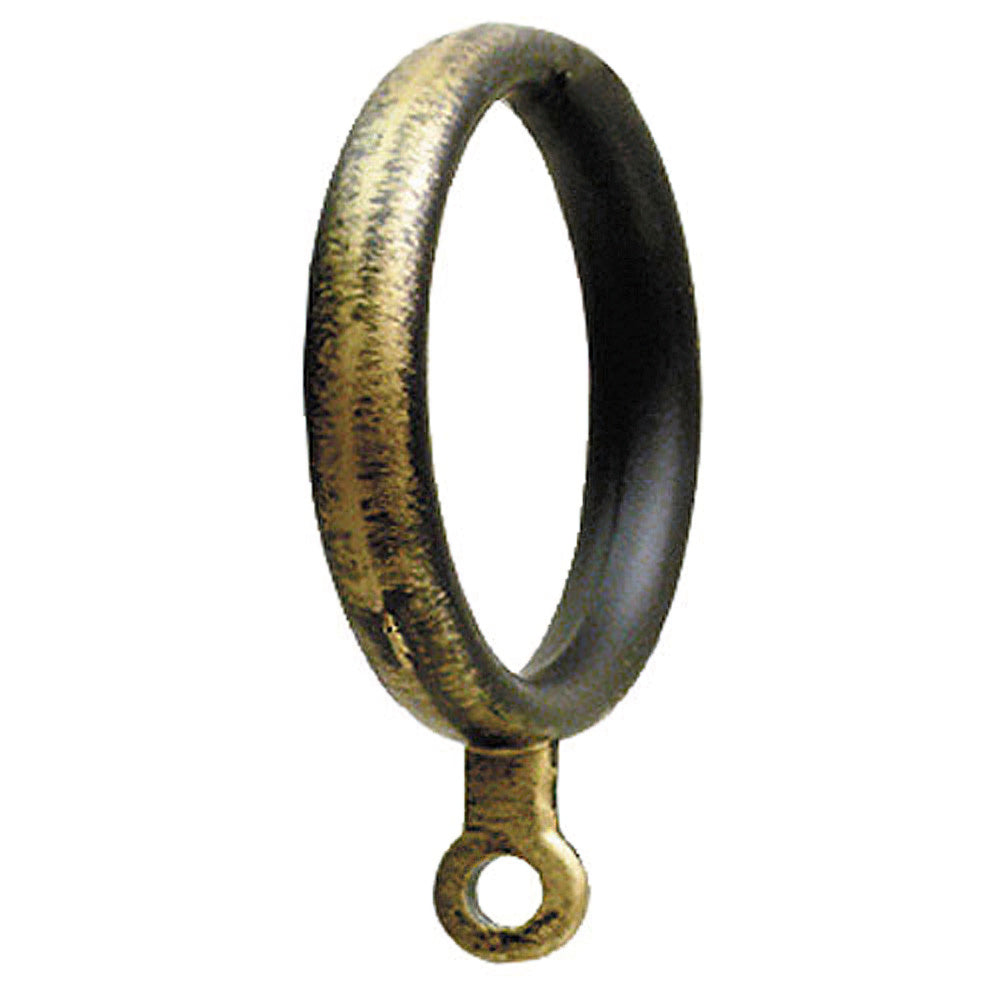 Anilla forja ø 28 mm negro / dorado bolsa 10 unidades.
