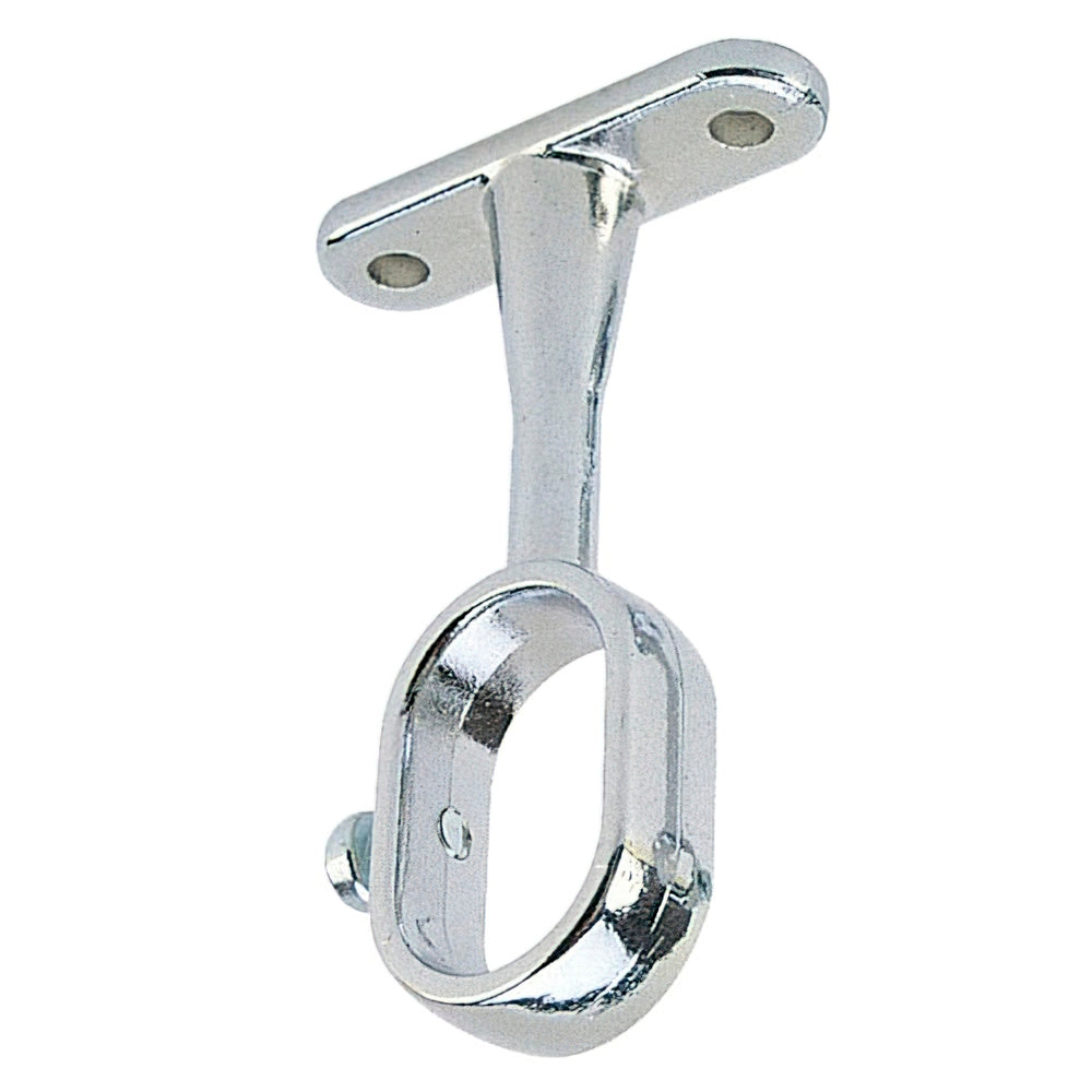 Chrome-plated oval central support