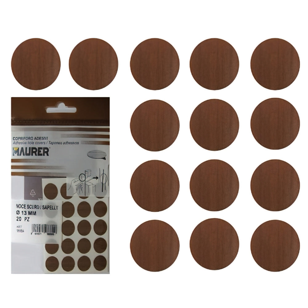 Sapelly Adhesive Screw Covers (blister pack of 20)