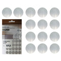Tapatornillos adhesivos gris metalizado. (blíster 20 unidades)