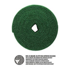 Esfregão fibra verde profissional. Rolo de 14 cm x 6 m