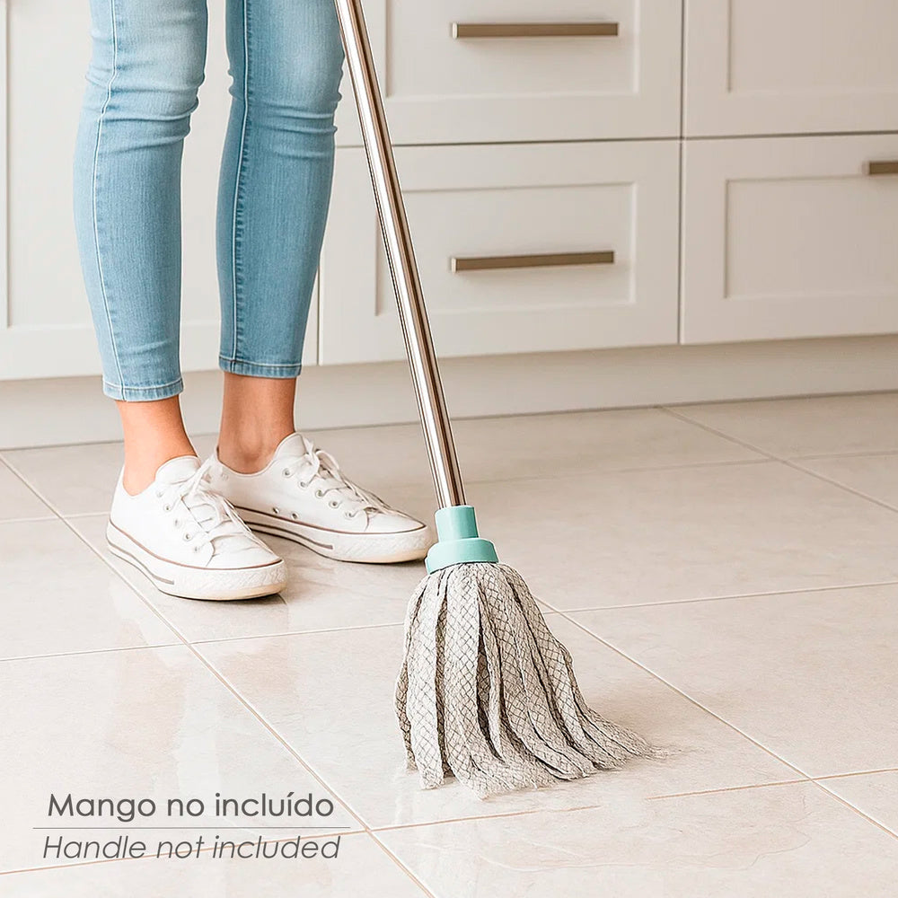 Flat microfiber mop