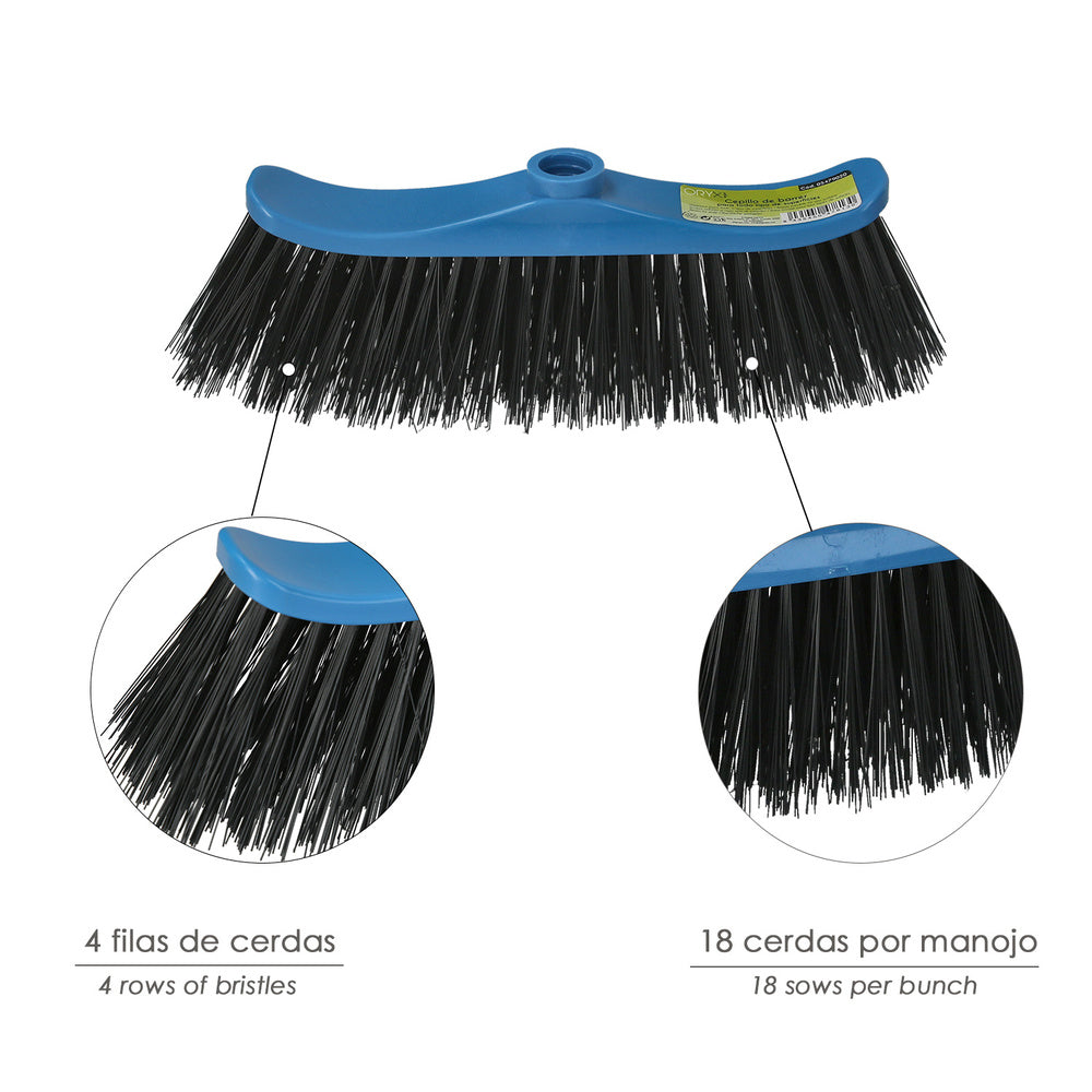 Polypropylene sweeping brush